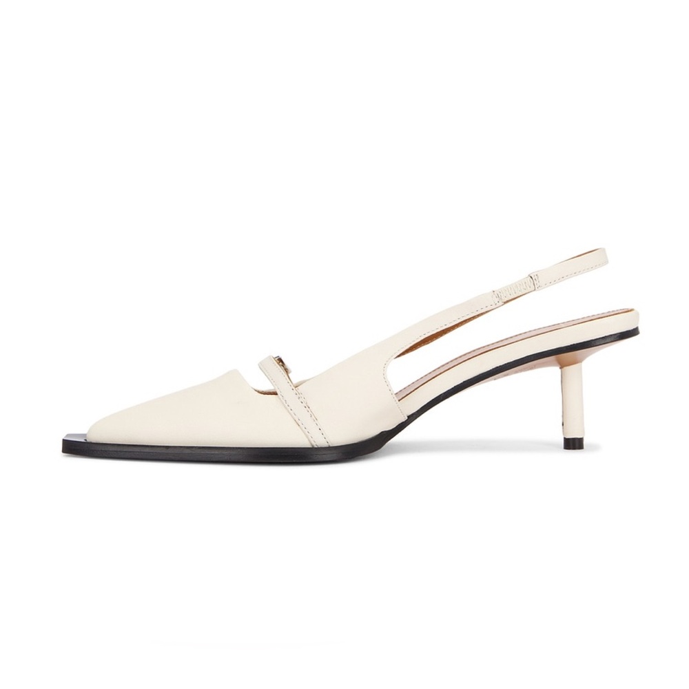 ATP Atelier Mira Linen Nappa Heels in Linen - Picture 5 of 12